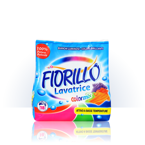 Fiorillo Colormix detersivo lavatrice polvere in sacchetto da 18 lavaggi