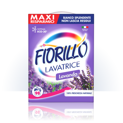 Fiorillo detersivo lavatrice lavanda in fustino da 86 lavaggi